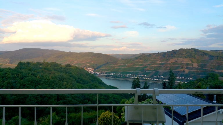 The View From Our Balcony in Bacharach